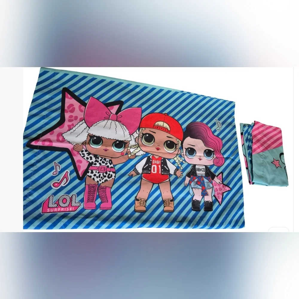 LOL Surprise Kids Full Sheet&2 Pillow Set, MGA